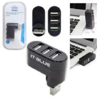 HUB USB 2.0 C/3 PORTAS IT-BLUE LE-5561 Cód. 305833