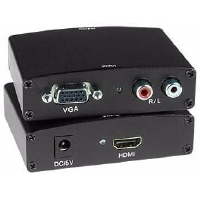 CONVERSOR VGA PARA HDMI COM AUDIO RCA - FULL HD 1080