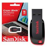 PEN DRIVE SANDISK CRUZER BLADE 16GB USB 2.0