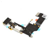 CABO FLEX FLAT CARGA USB FONE DOCK IPHONE 5SE - PRETO