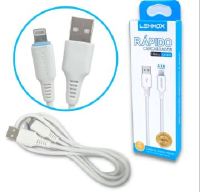 CABO DE DADOS USB LEHMOX IPHONE RAPIDO 3.1A 1M LE-803