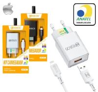CARREGADOR DE CELULAR HREBOS TURBO IPHONE 2.4A HS-150 I