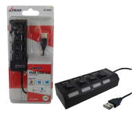 HUB USB 2.0 4 PORTAS 500MA XT-2066 XTRAD