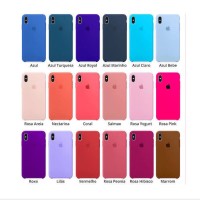 CAPINHA SILICONE IPHONE XS MAX - ORIGINAL