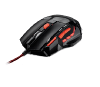MOUSE GAMER MULTILASER USB 2400DPI PRETO MO236