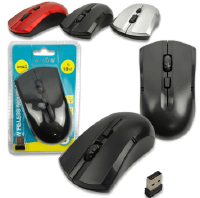 MOUSE OPTICO SEM FIO USB WEIBO 3200DPI 2.4GHZ 2818B