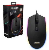 MOUSE GAMER OPTICO RGB USB 2.0 FIO 1.5M 1200DPI LEHMOX GT-M3
