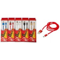 CABO USB TIPO C 2.0 1 METRO CORDA
