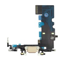 FLEX CONECTOR CARGA DOCK USB APPLE IPHONE 8 A1863 A1905 A1906 - BRANCO
