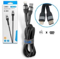CABO DE DADOS IT-BLUE IPHONE X TIPO-C 2.4A 1M LE-844