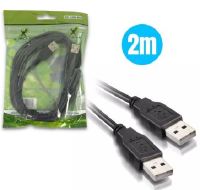 CABO EXTENSOR USB MACHO X USB MACHO 2.0 2M X-CELL XC-USB-M/M