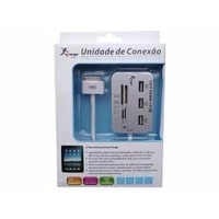 LEITOR DE CARTÃO + HUB USB KNUP HB-T62