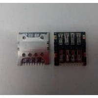 SLOT CONECTOR LEITOR CHIP SIM CARD LG K4 K120 K130 E977 E980 E989