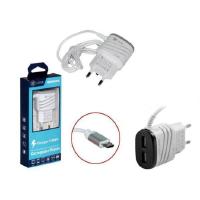 CARREGADOR DE CELULAR RÁPIDO V8 2 USB 4A 5V SMART