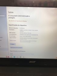 NOTEBOOK ACER INTEL CORE I3 4GB SSD 120GB (SEMI-NOVO)