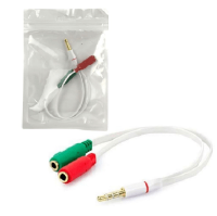 CABO ADAPTADOR ESTEREO ENTRADA 2 P2 FEMEA X 1 P3 MACHO