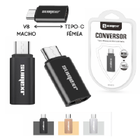 ADAPTADOR CONVERSOR OTG TIPO-C FEMEA X V8 MACHO SUMEXR SX-ZJ15