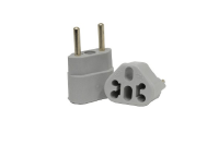 ADAPTADOR PARA TOMADAS NOVO PADRÃO 2P S/ ABA 10A BRANCO