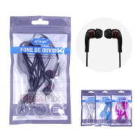 FONE DE OUVIDO COM MICROFONE KNUP KP-476