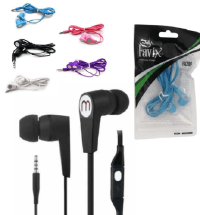 FONE DE OUVIDO COM MICROFONE 1.2M FAVIX FA208