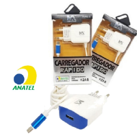 CARREGADOR DE CELULAR MAXMIDIA TIPO-C 1USB 2.4A ANATEL MAX-CAR93