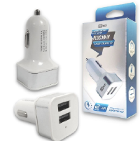 CARREGADOR VEICULAR MBTECH RAPIDO 2USB 3.1A MB52056