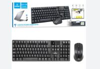 TECLADO E MOUSE LEHMOX SEM FIO 2.4 GHz PADRÃO ABNT2LEY-176