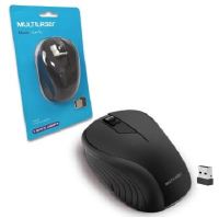 MOUSE OPTICO SEM FIO USB MULTILASER 1200 DPI MO212