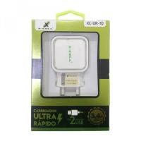 CARREGADOR ULTRA RÁPIDO COM 2 USB 3.4A X-CELL XC-UR-10