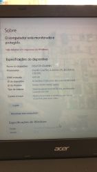NOTEBOOK ACER ASPIRE E5-573 CORE I3 4GB SSD 120GB (SEMI-NOVO)