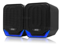 CAIXA DE SOM KNUP DE 6W RMS AZUL KP-7032 KP-7032