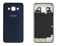 CARCAÇA ARO TAMPA SAMSUNG GALAXY A3 A300 ALUMÍNIO - AZUL