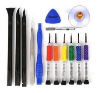 KIT CHAVE + ESPATULAS KAISI K-T3601 KT3601 P/ IPHONE 7 14PÇS