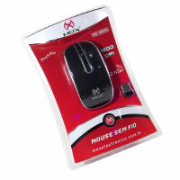 MOUSE SEM FIO 1200 DPI MO-ME89 - PRETO