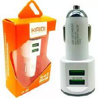 CARREGADOR KAIDI PARA CARRO 2 PORTAS USB KD-303 3.