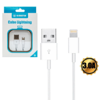 CABO DE DADOS USB IPHONE 3A 1M LIGHTNING KIMASTER CB100