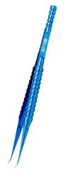 PINÇA CURVA EM TITÂNIO – AZUL