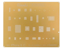 STENCIL 3D DOURADO – IPHONE 8 – IC