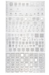 UNIVERSAL BGA STENCIL PARA MTK SAMSUNG HUAWEI XIAOMI IPAD CPU RAM PODER PM IC PIN BGA REBALL