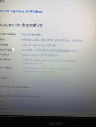 NOTEBOOK ACER CORE I3 1.70ghZ 8GB MEMÓRIA E SSD 120GB