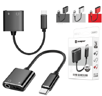 ADAPTADOR TIPO C 2 EM 1 CARREGAMENTO + FONE P2 SUMEXR SX-ZJ7