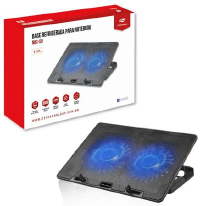 COOLER BASE PARA NOTEBOOK COM 2 COOLERS C3 TECH NBC-50BK