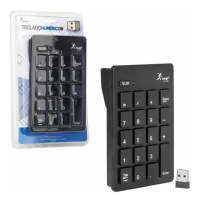 MINI TECLADO NUMÉRICO SEM FIO 2.4GHZ - KNUP KP 2038