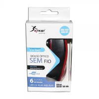 MOUSE OPTICO SEM FIO 2.4GHz - KNUP G18