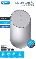 MOUSE SEM FIO 2,4GHZ - G22 KNUP