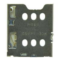 CONECTOR SLOT LEITOR CHIP SIM CARD MOTO X XT1060 XT1058