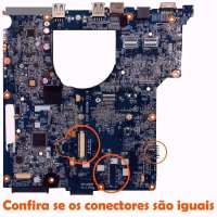 PLACA MÃE NOTEBOOK ITAUTEC A7520 A7420 6-71-W2400-D03 (SEMI-NOVA)