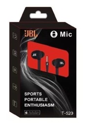 FONE DE OUVIDO JBL T-520 – CORES VARIADAS