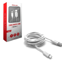 CABO USB V8 1M 2A C3PLUS CB-M11WH