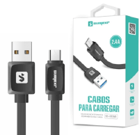 CABO DE DADOS USB SUMEXR V8 2.4A 1M FLAT SS-B13V8